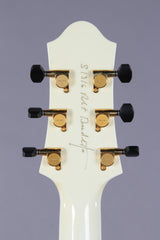 2008 Benedetto Bambino Limited Edition 40th Anniversary Archtop Guitar White