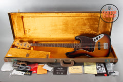 2002 Fender American Vintage '62 AVRI Jazz Bass 3-Tone Sunburst