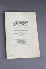 2012 Collings 290 DC TV Yellow