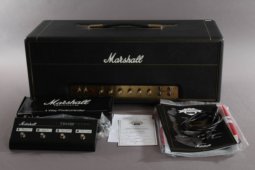 2011 Marshall YJM100 Yngwie Malmsteen Signature 100-Watt Tube Guitar Amp Head