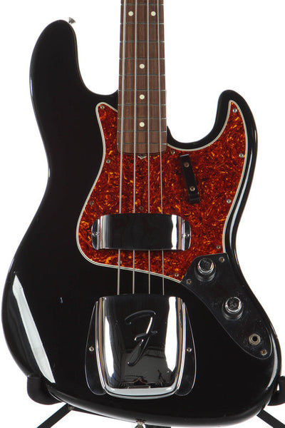 1983 Fender 1962 Reissue Jazz Bass Black | Guitar Chimp