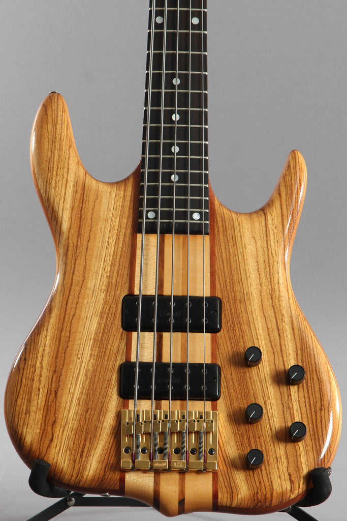 1996 Ken Smith BT5G 5-String Bass ~Zebra Facings~