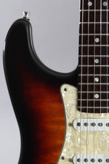 1998 Fender Custom Shop Set Neck Thru Stratocaster Sunburst Quilt Top