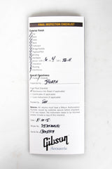 2016 Gibson J-100 Walnut Acoustic Electric Guitar