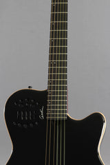 Godin Multiac ACS Slim SA Nylon String Classical Acoustic Electric Guitar High Gloss Black