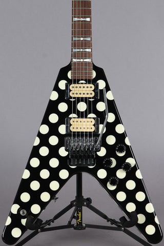 1998 Jackson USA Custom Shop Limited Edition Randy Rhoads Tribute Polka Dot Flying V #55 of 150