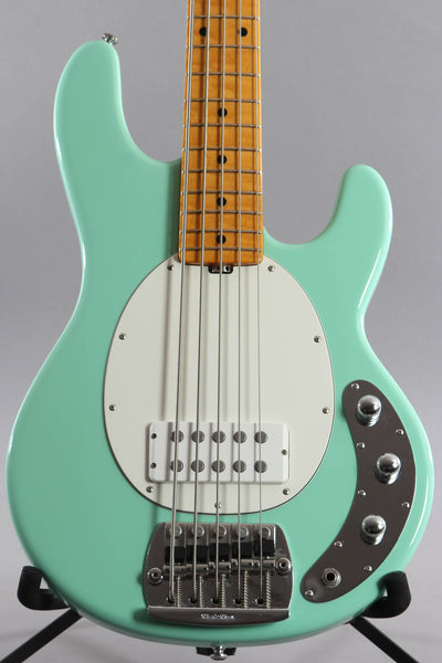 2010 Ernie Ball Music Man Stingray Classic 5 String Bass Seafoam Green