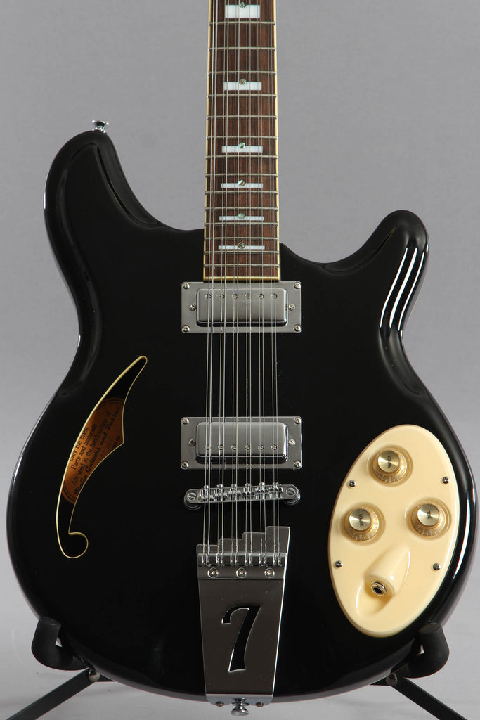 Italia Ramini 12-String Electric Guitar Black