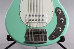 2010 Ernie Ball Music Man Stingray Classic 5 String Bass Seafoam Green