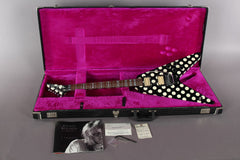 1998 Jackson USA Custom Shop Limited Edition Randy Rhoads Tribute Polka Dot Flying V #55 of 150