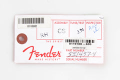 2011 Fender Artist Series John Mayer Stratocaster Olympic White