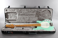 2010 Ernie Ball Music Man Stingray Classic 5 String Bass Seafoam Green