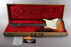 1998 Fender Custom Shop Set Neck Thru Stratocaster Sunburst Quilt Top
