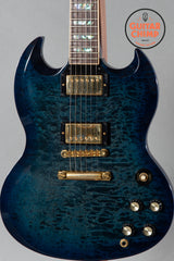 2010 Gibson Custom Shop SG Elegant Blueburst Quilt