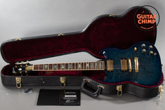 2010 Gibson Custom Shop SG Elegant Blueburst Quilt