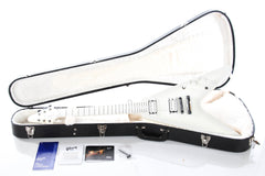 2013 Gibson Flying V Brendan Small Metalocalypse White Snow Falcon