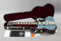 2010 Gibson Custom Shop Historic Sg Standard Maestro Pelham Blue