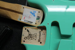 2003 Fender Partscaster Sea Foam Green Warmoth Body With Yngwie Malmsteen Signature Scalloped Neck