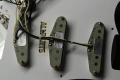 2003 Fender Partscaster White Warmoth Body Malmsteen Scalloped Neck ~Abigail Ybarra Pickups~