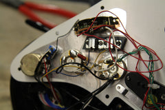 Fender Roland Ready Partscaster Black Fender Body With Scalloped Neck