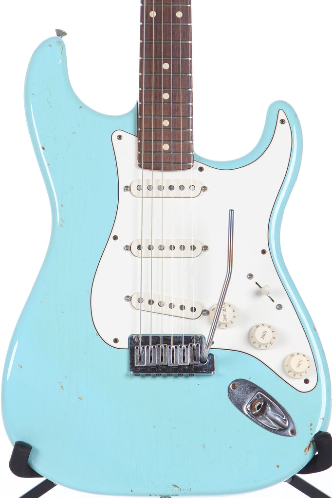 2012 Fender Custom Shop Stratocaster Pro Relic Daphne Blue -56 BODY STYLE-