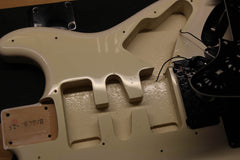 1987 Fender Made In Japan Floyd Rose Stratocaster White Malmsteen Scalloped Neck