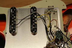 2003 Fender American Deluxe HSS Stratocaster Candy Tangerine Malmsteen Scalloped Neck