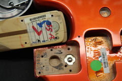 2003 Fender American Deluxe HSS Stratocaster Candy Tangerine Malmsteen Scalloped Neck