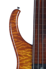 2006 Modulus Quantum Q 5 String Fretless Semi-Hollow Bass Guitar -RARE-