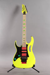 2017 Left Handed Ibanez Jem 777 30th Anniversary Desert Sun Yellow Electric Guitar