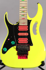 2017 Left Handed Ibanez Jem 777 30th Anniversary Desert Sun Yellow Electric Guitar