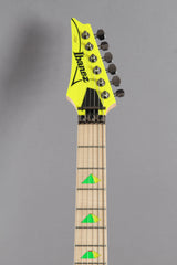 2017 Left Handed Ibanez Jem 777 30th Anniversary Desert Sun Yellow Electric Guitar