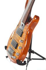 2006 Modulus Quantum Q 5 String Fretless Semi-Hollow Bass Guitar -RARE-