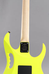 2017 Left Handed Ibanez Jem 777 30th Anniversary Desert Sun Yellow Electric Guitar