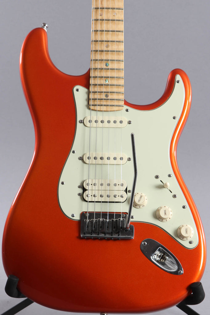 2003 Fender American Deluxe HSS Stratocaster Candy Tangerine Malmsteen Scalloped Neck