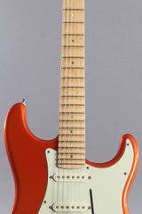 2003 Fender American Deluxe HSS Stratocaster Candy Tangerine Malmsteen Scalloped Neck