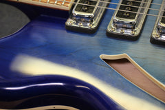 2006 Rickenbacker 370 Blue Burst 6 String Electric Guitar -RARE-