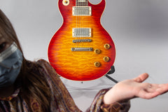 2019 Gibson Custom Shop 60th Anniversary V1 Les Paul '59 Historic Cherry Sunburst Quilt Top
