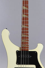 1987 Rickenbacker 4003 Bass Guitar White W/Black Binding