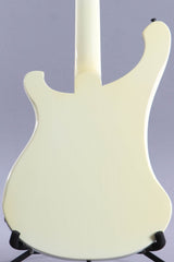 1987 Rickenbacker 4003 Bass Guitar White W/Black Binding