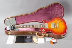 2019 Gibson Custom Shop 60th Anniversary V1 Les Paul '59 Historic Cherry Sunburst Quilt Top