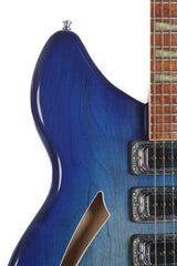 2006 Rickenbacker 370 Blue Burst 6 String Electric Guitar -RARE-