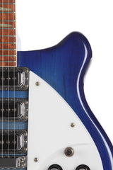 2006 Rickenbacker 370 Blue Burst 6 String Electric Guitar -RARE-