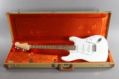 2003 Fender Partscaster White Warmoth Body Malmsteen Scalloped Neck ~Abigail Ybarra Pickups~