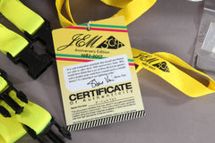 2017 Left Handed Ibanez Jem 777 30th Anniversary Desert Sun Yellow Electric Guitar