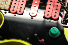 2017 Left Handed Ibanez Jem 777 30th Anniversary Desert Sun Yellow Electric Guitar