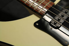 1987 Rickenbacker 4003 Bass Guitar White W/Black Binding