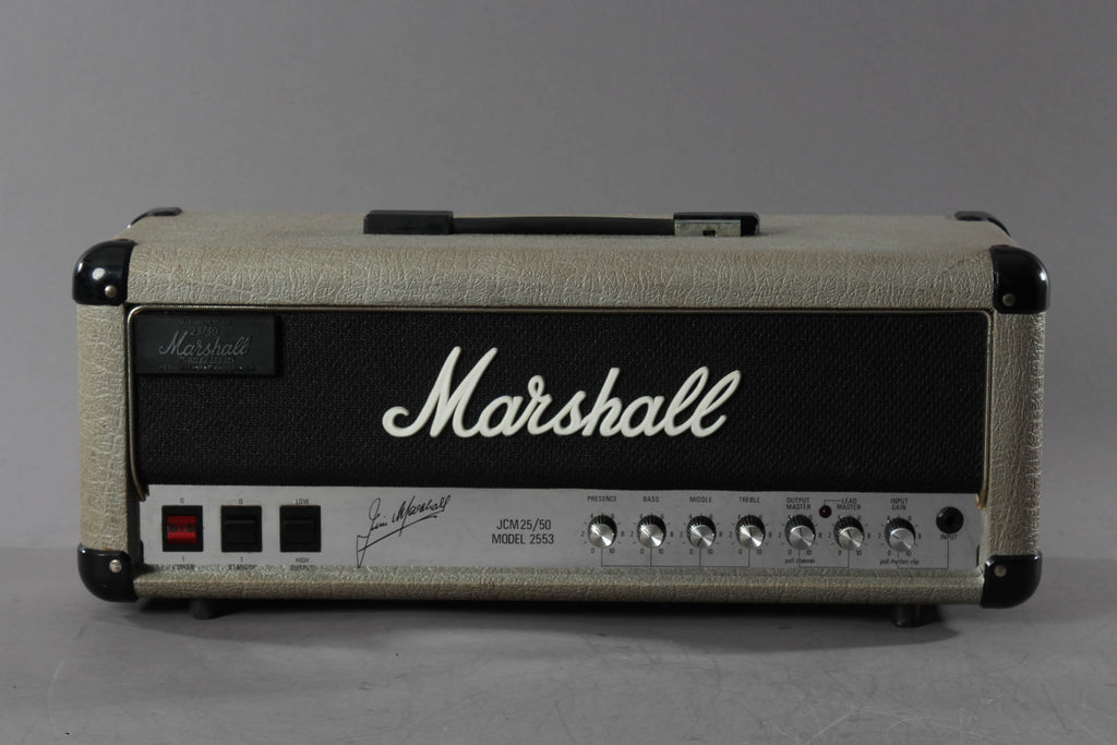 1987 Marshall Silver Jubilee JCM 25/50 Model 2553 25/50 Watt Tube Small Box Head