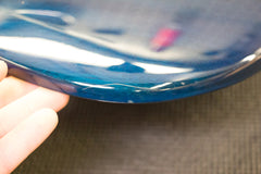 1998 Parker Fly Deluxe Trans Blue Mahogany Top -PRE REFINED-