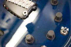 1998 Parker Fly Deluxe Trans Blue Mahogany Top -PRE REFINED-